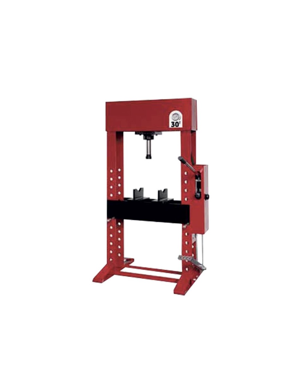 Hydraulische Werkplaatspers 30T Met Mobiele Zuiger, Voetbediening En Lier